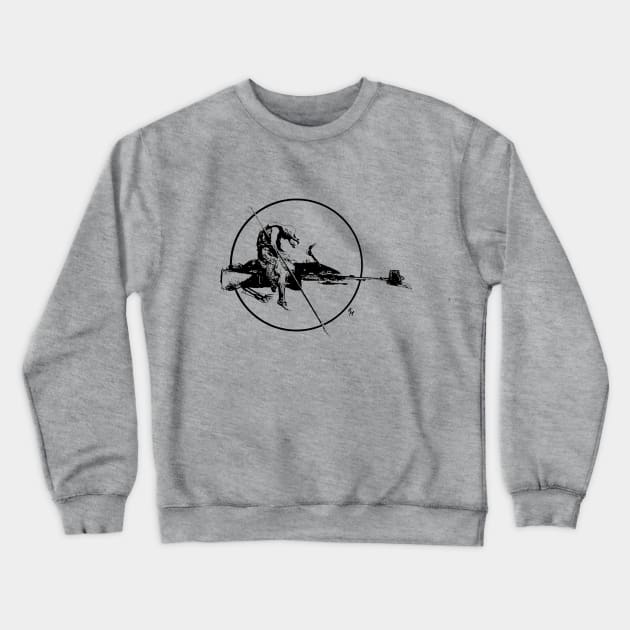 Star Warrior Crewneck Sweatshirt by MartinezArtDesign